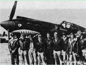 '支援中国抗日的美国空军“飞虎队”' '支援中国抗日的美国空军“飞虎队”'